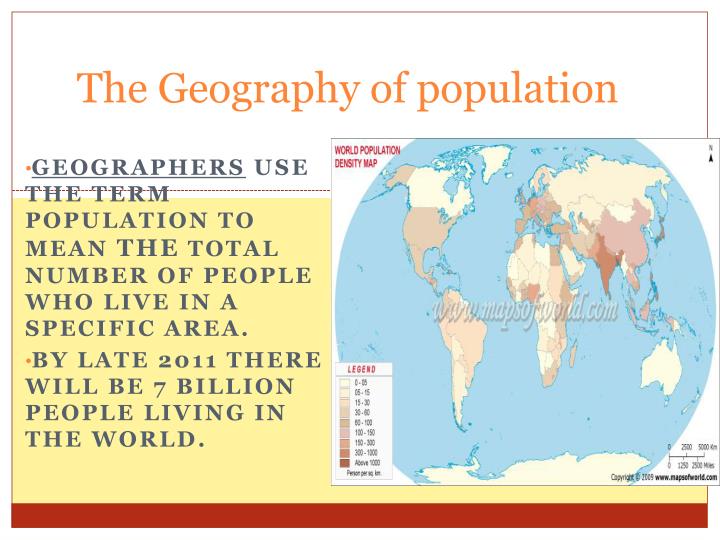 the geography of population