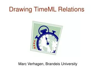 Drawing TimeML Relations