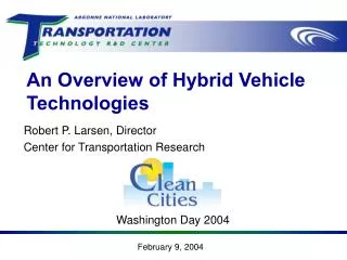 An Overview of Hybrid Vehicle Technologies