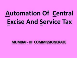 Mumbai - iii commissionerate
