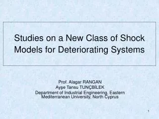 Studies on a New Class of Shock Models for Deteriorating Systems