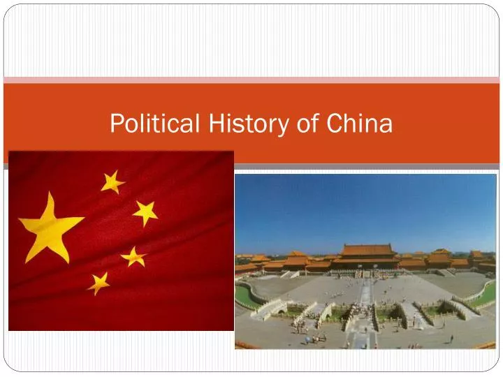 political history of china