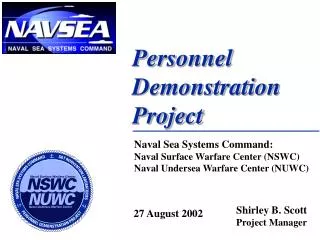 Personnel Demonstration Project