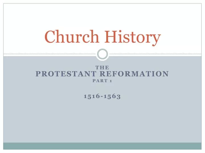 church history