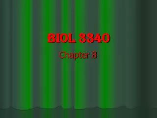 BIOL 3340