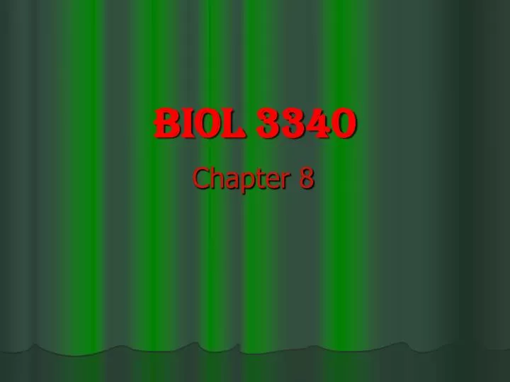 biol 3340