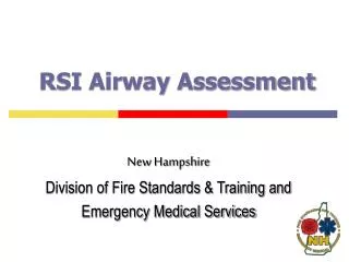 RSI Airway Assessment