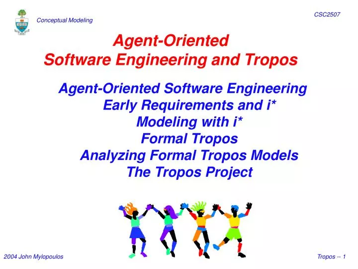 agent oriented software engineering and tropos