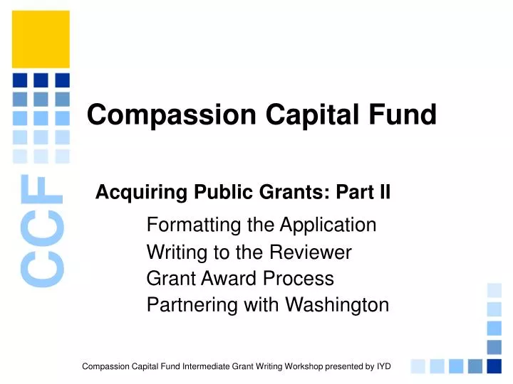 compassion capital fund