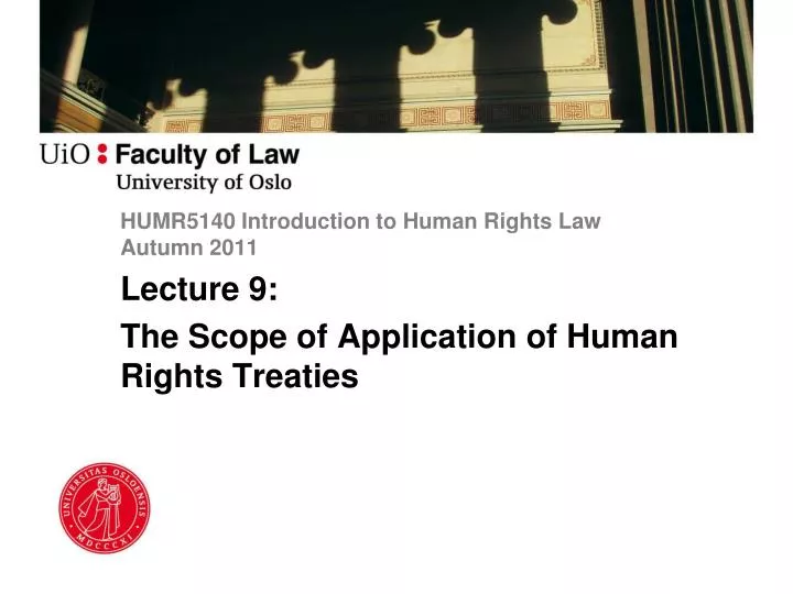 humr5140 introduction to human rights law autumn 2011