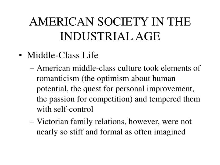 american society in the industrial age