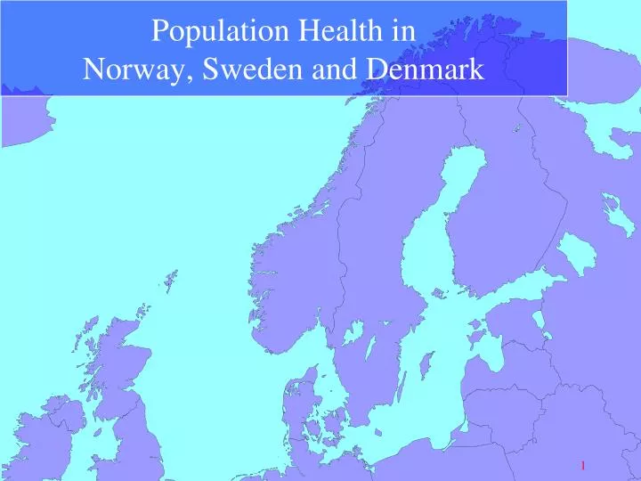 population health in norway sweden and denmark