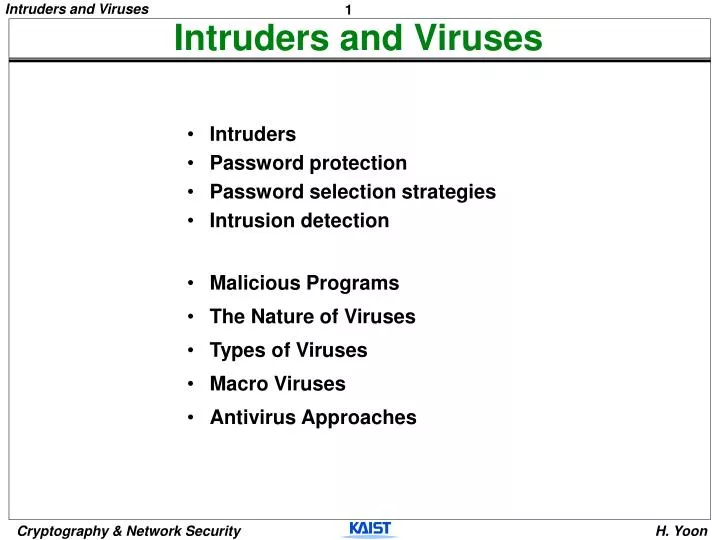 intruders and viruses