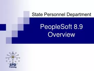 PeopleSoft 8.9 Overview