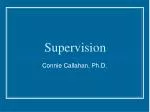 Supervision - slide 1