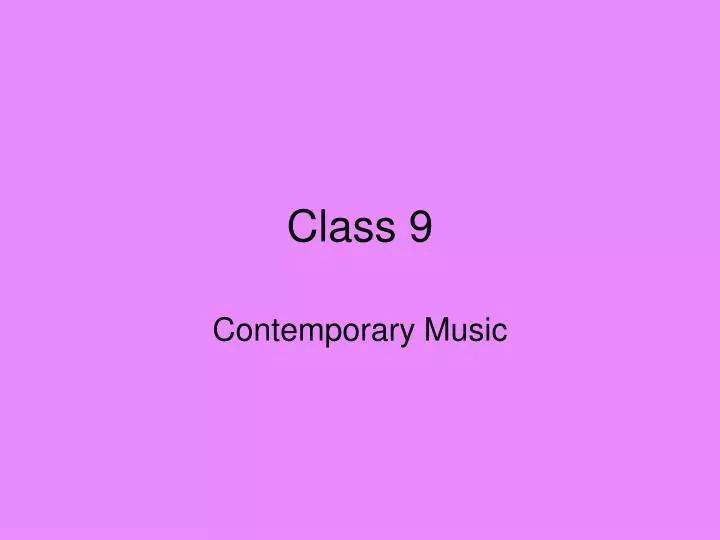 class 9