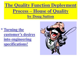 The Quality Function Deployment Process – House of Quality by Doug Sutton