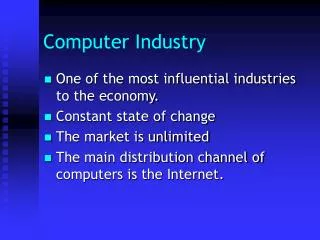 Computer Industry