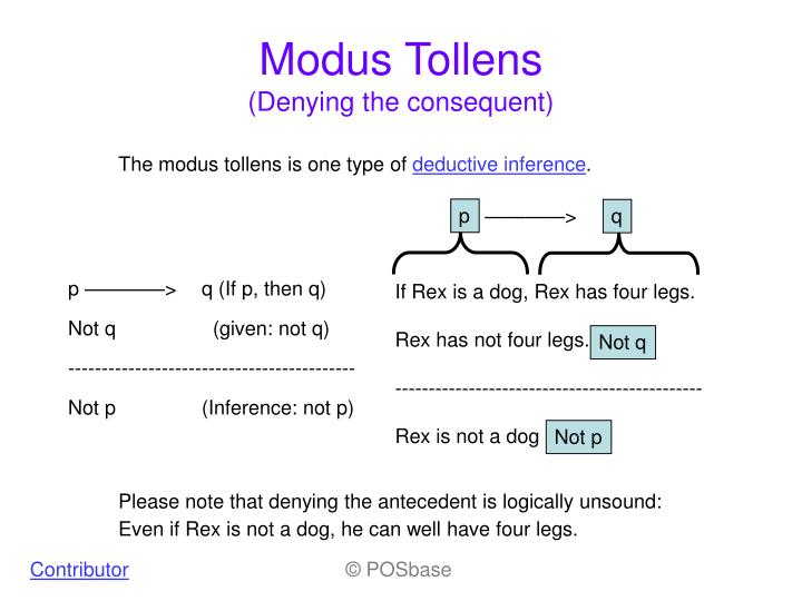 modus toll ens denying the consequent