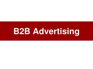 B2B Advertising