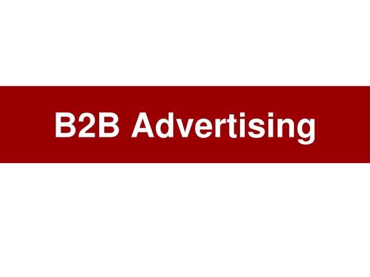 b2b advertising
