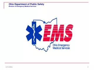 Ohio Department of Public Safety Division of Emergency Medical Services