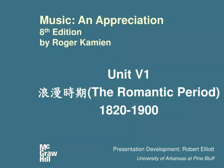 music an appreciation 8 th edition by roger kamien