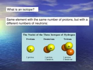 What is an isotope?