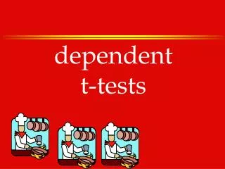 dependent t-tests