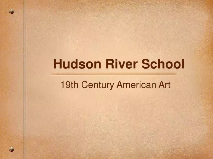 hudson river school