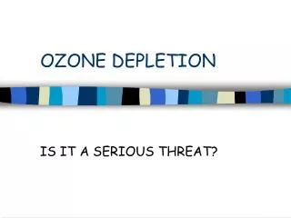 OZONE DEPLETION