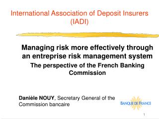 International Association of Deposit Insurers (IADI)