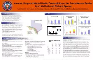 Alcohol, Drug and Mental Health Comorbidity on the Texas-Mexico Border Lynn Wallisch and Richard Spence