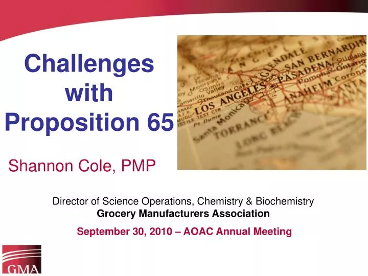 challenges with proposition 65