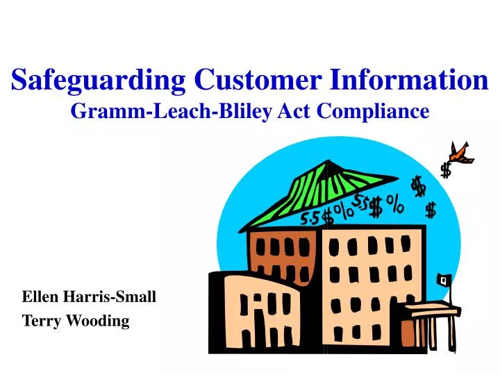 safeguarding customer information gramm leach bliley act compliance