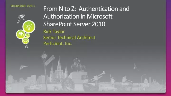 from n to z authentication and authorization in microsoft sharepoint server 2010