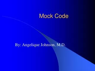 Mock Code