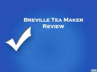 Breville Tea Maker Review
