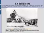 La caricature - slide 1