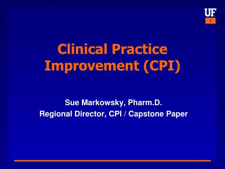 clinical practice improvement cpi