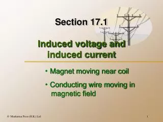 Section 17.1 Induced voltage and induced current