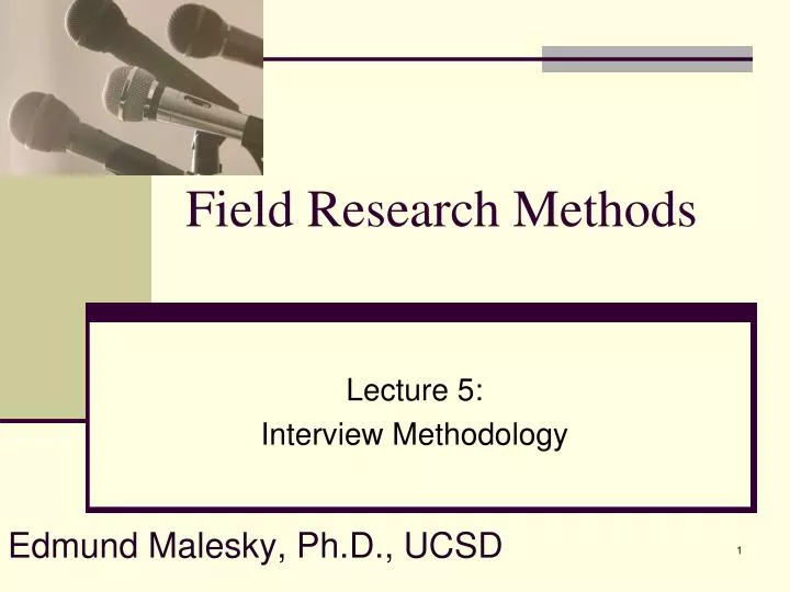 field research methods