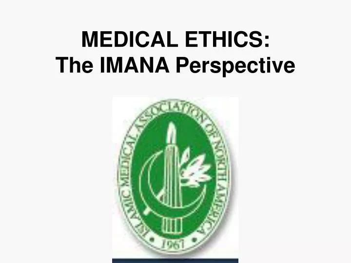 medical ethics the imana perspective