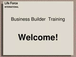 Business Builder Training