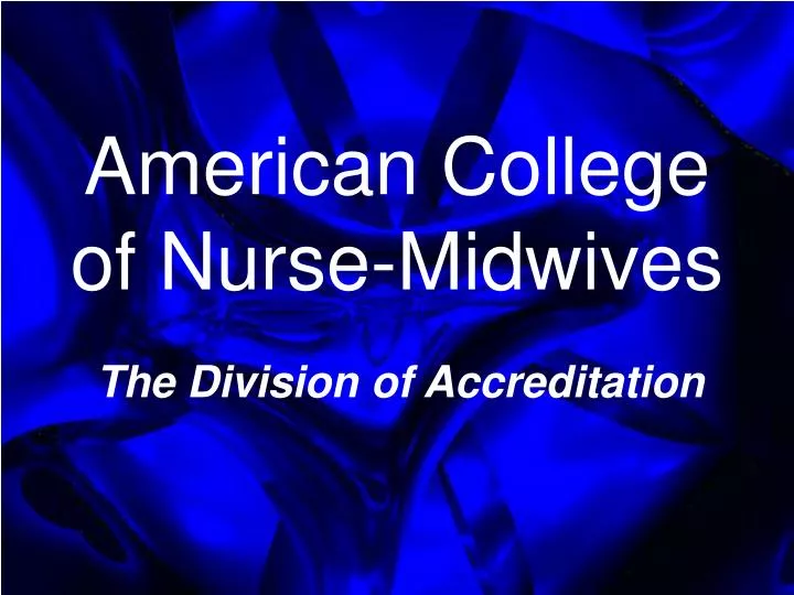 american college of nurse midwives