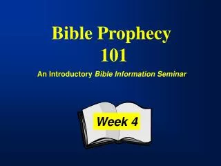 Bible Prophecy 101