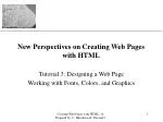 New Perspectives on Creating Web Pages with HTML - slide 1