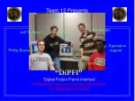 Team 12 Presents - slide 1
