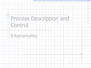 process description and control