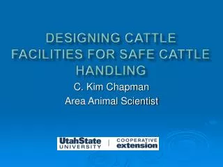 Designing Cattle Facilities for Safe Cattle Handling